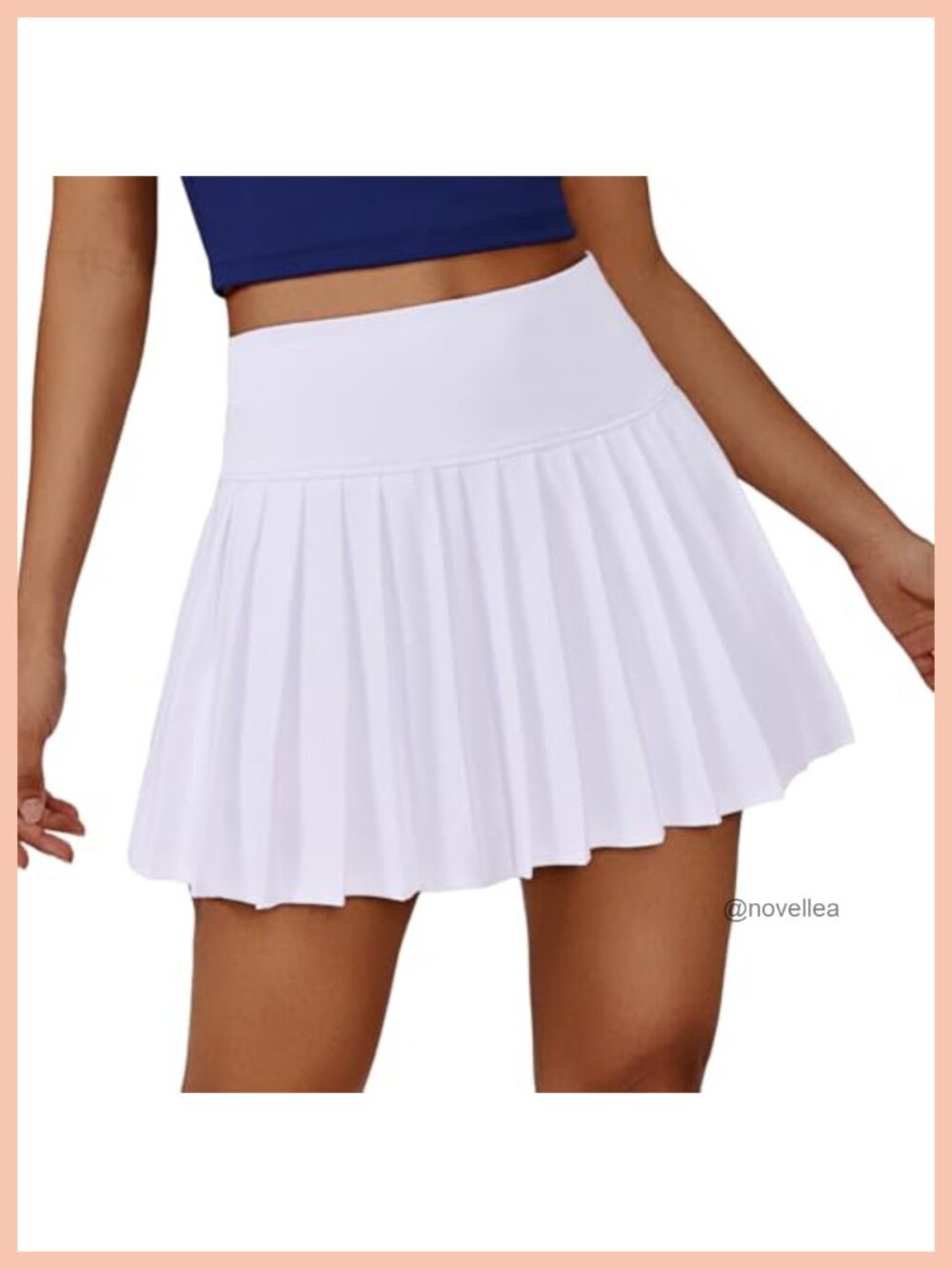 Pleated Tennis Skirt Mini Athletic Golf Skort with Pocket